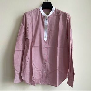 MAISON KITSUNE french collar blouse NWT